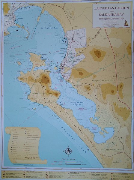 Langebaan Lagoon Map